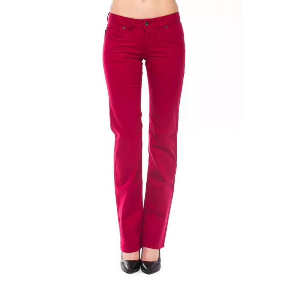 Ungaro Fever Red Cotton Women's Women's Pants